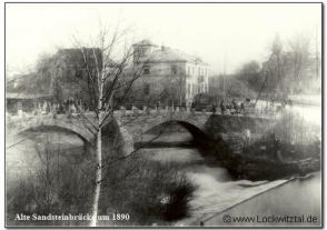 Alte Brücke um 1890