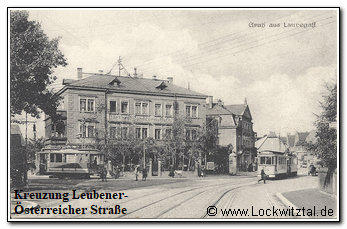 Kreuzung Laubegast Leubener Ecke Österreicher Strasse
